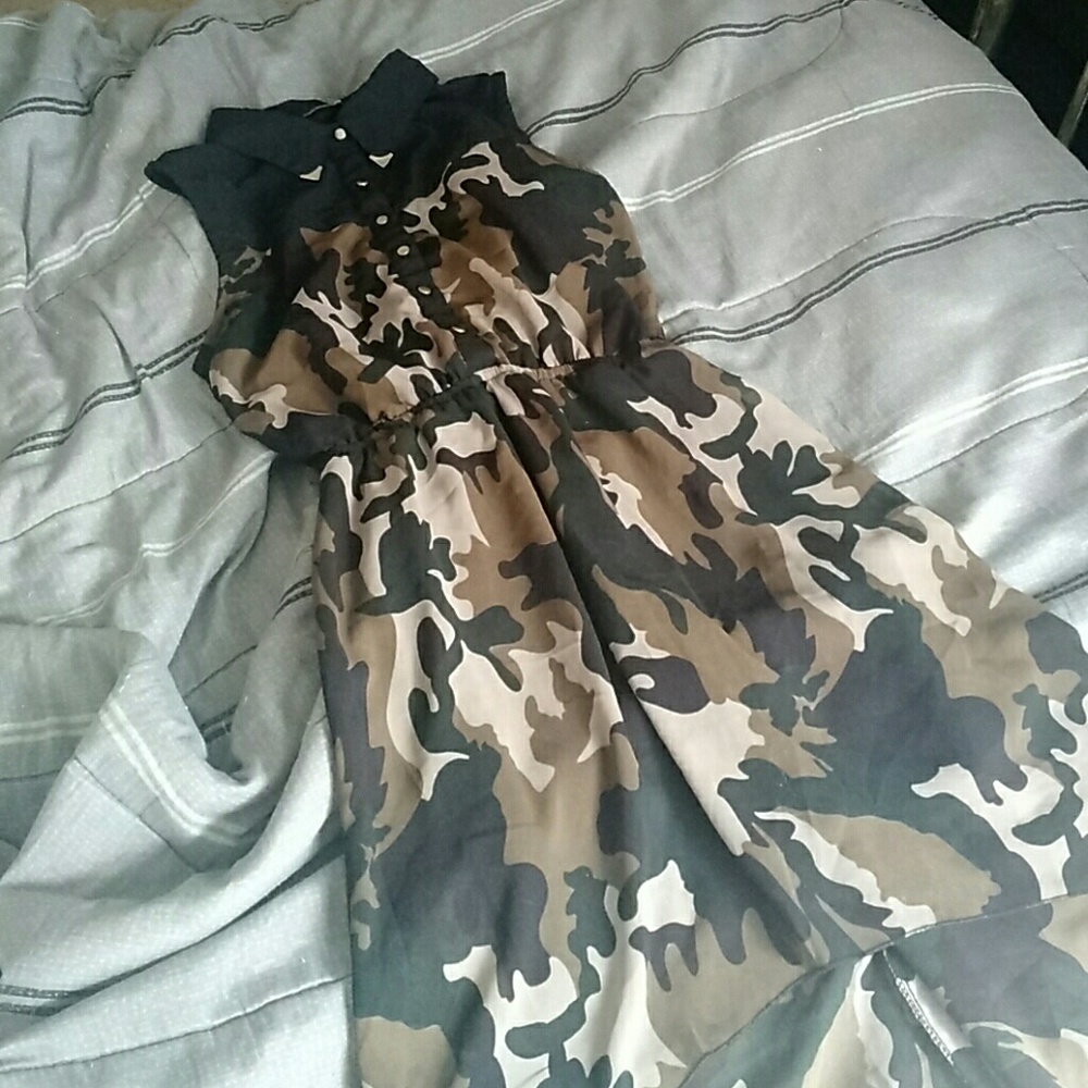 Camo High-Low Dress - Picture 2 of 2